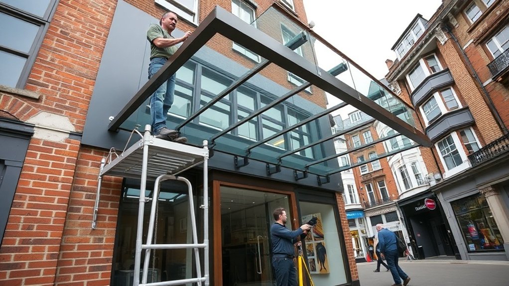 Shopfront Canopy Forest Hill