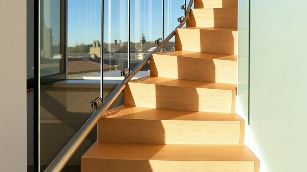 Staircase Glass Panels Forest Hill